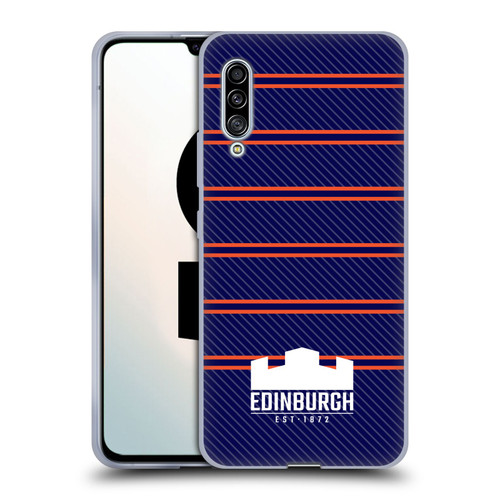 Edinburgh Rugby Logo 2 Stripes Soft Gel Case for Samsung Galaxy A90 5G (2019)