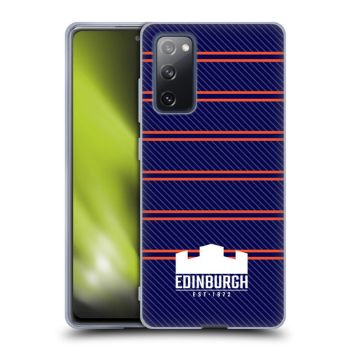 Edinburgh Rugby Logo 2 Stripes Soft Gel Case for Samsung Galaxy S20 FE / 5G