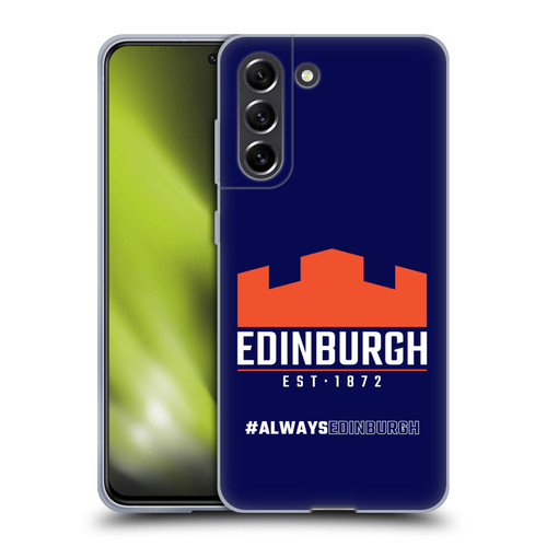 Edinburgh Rugby Logo 2 Always Edinburgh Soft Gel Case for Samsung Galaxy S21 FE 5G