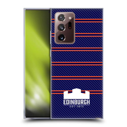 Edinburgh Rugby Logo 2 Stripes Soft Gel Case for Samsung Galaxy Note20 Ultra / 5G