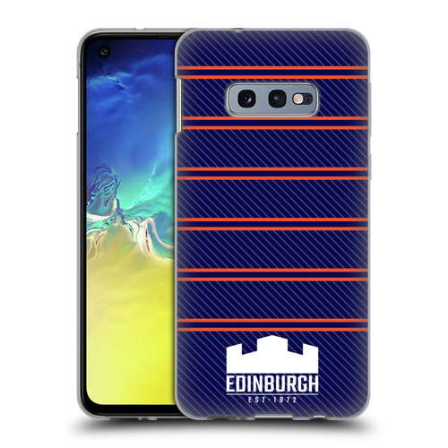 Edinburgh Rugby Logo 2 Stripes Soft Gel Case for Samsung Galaxy S10e