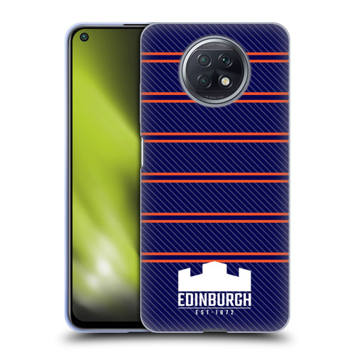 Edinburgh Rugby Logo 2 Stripes Soft Gel Case for Xiaomi Redmi Note 9T 5G