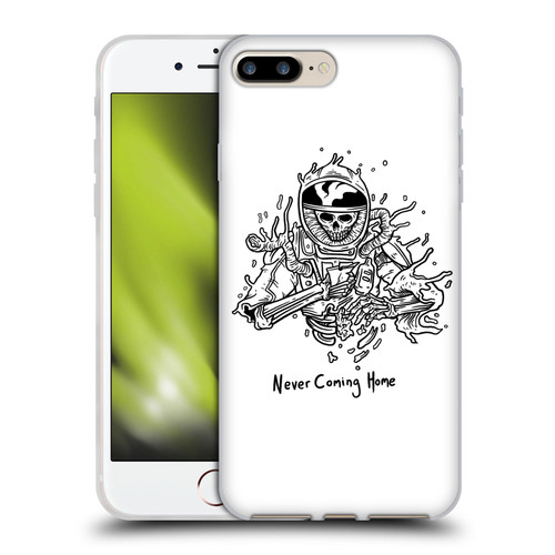 Matt Bailey Art Never Coming Home Soft Gel Case for Apple iPhone 7 Plus / iPhone 8 Plus