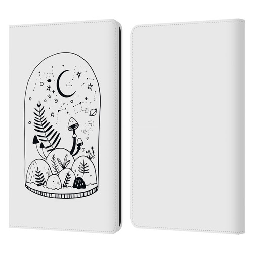 Haroulita Celestial Tattoo Terrarium Leather Book Wallet Case Cover For Amazon Kindle Paperwhite 1 / 2 / 3