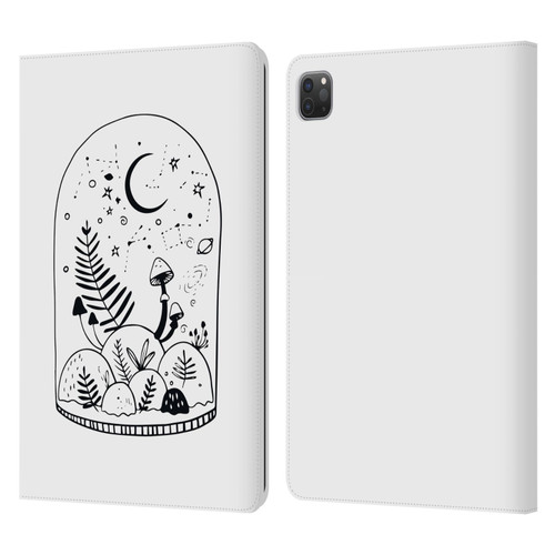 Haroulita Celestial Tattoo Terrarium Leather Book Wallet Case Cover For Apple iPad Pro 11 2020 / 2021 / 2022