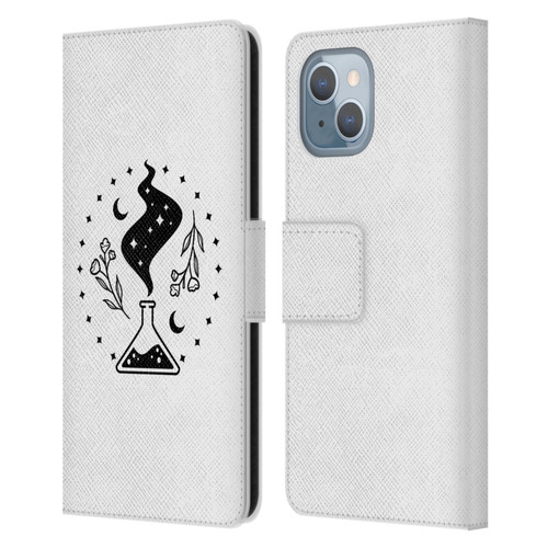 Haroulita Celestial Tattoo Potion Leather Book Wallet Case Cover For Apple iPhone 14