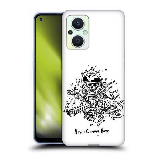 Matt Bailey Art Never Coming Home Soft Gel Case for OPPO Reno8 Lite