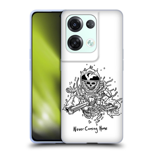 Matt Bailey Art Never Coming Home Soft Gel Case for OPPO Reno8 Pro