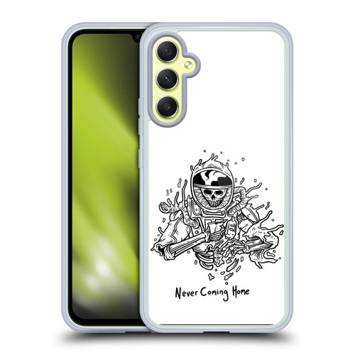 Matt Bailey Art Never Coming Home Soft Gel Case for Samsung Galaxy A34 5G
