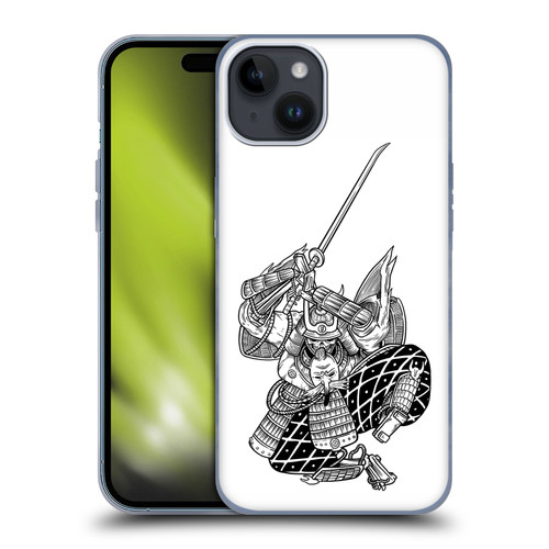 Matt Bailey Samurai Sword Attack Soft Gel Case for Apple iPhone 15 Plus