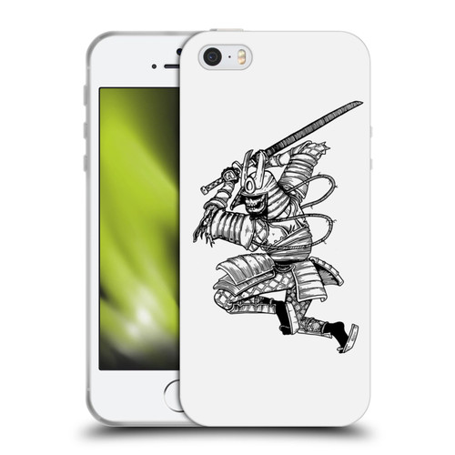 Matt Bailey Samurai Sword Stance Soft Gel Case for Apple iPhone 5 / 5s / iPhone SE 2016
