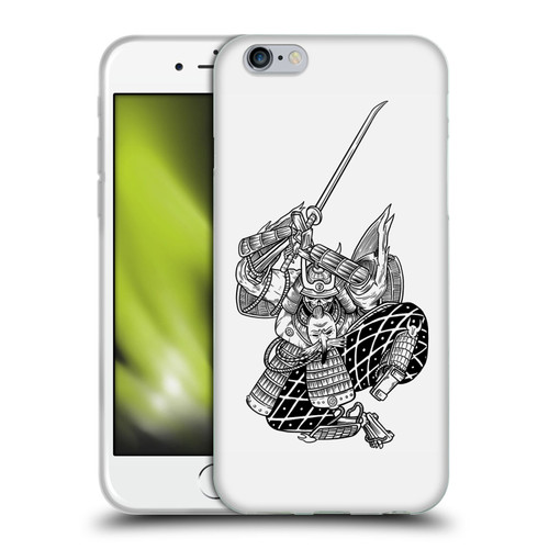 Matt Bailey Samurai Sword Attack Soft Gel Case for Apple iPhone 6 / iPhone 6s