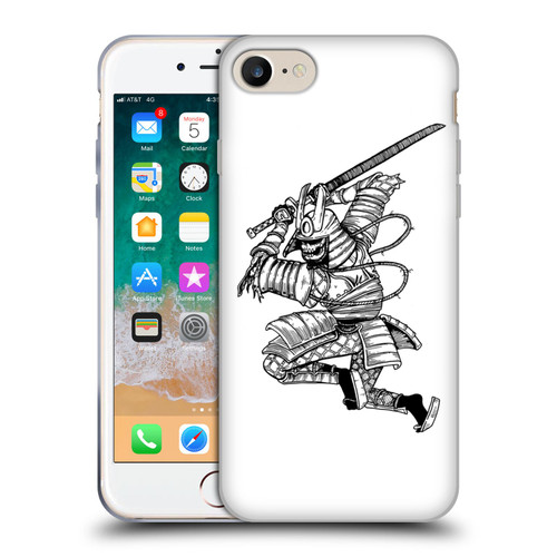 Matt Bailey Samurai Sword Stance Soft Gel Case for Apple iPhone 7 / 8 / SE 2020 & 2022
