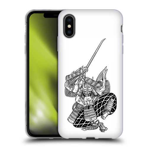 Matt Bailey Samurai Sword Attack Soft Gel Case for Apple iPhone XS Max