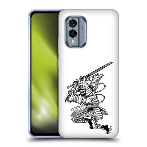 Matt Bailey Samurai Sword Stance Soft Gel Case for Nokia X30