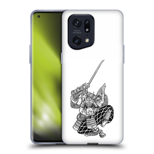 Matt Bailey Samurai Sword Attack Soft Gel Case for OPPO Find X5 Pro