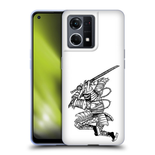 Matt Bailey Samurai Sword Stance Soft Gel Case for OPPO Reno8 4G