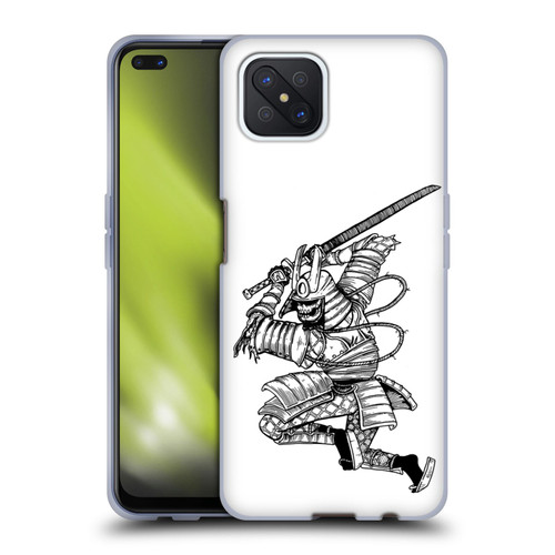 Matt Bailey Samurai Sword Stance Soft Gel Case for OPPO Reno4 Z 5G