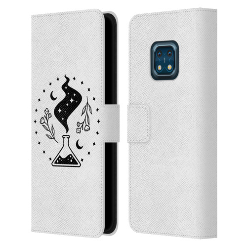 Haroulita Celestial Tattoo Potion Leather Book Wallet Case Cover For Nokia XR20