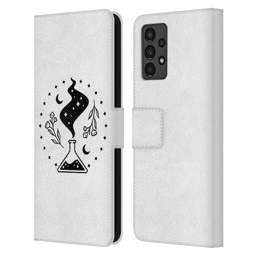 Haroulita Celestial Tattoo Potion Leather Book Wallet Case Cover For Samsung Galaxy A13 (2022)