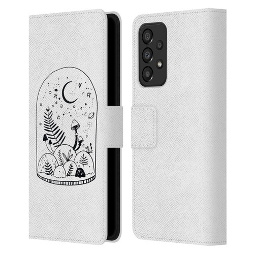 Haroulita Celestial Tattoo Terrarium Leather Book Wallet Case Cover For Samsung Galaxy A33 5G (2022)