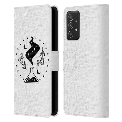 Haroulita Celestial Tattoo Potion Leather Book Wallet Case Cover For Samsung Galaxy A52 / A52s / 5G (2021)