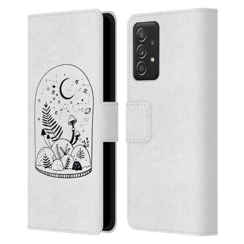 Haroulita Celestial Tattoo Terrarium Leather Book Wallet Case Cover For Samsung Galaxy A52 / A52s / 5G (2021)