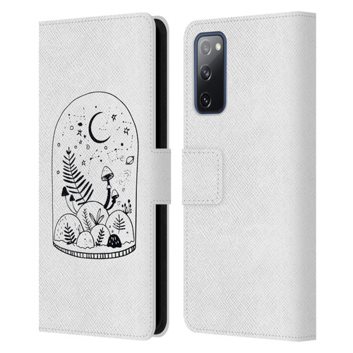 Haroulita Celestial Tattoo Terrarium Leather Book Wallet Case Cover For Samsung Galaxy S20 FE / 5G