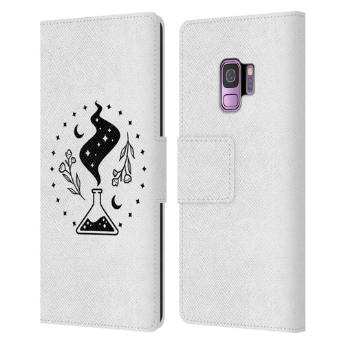 Haroulita Celestial Tattoo Potion Leather Book Wallet Case Cover For Samsung Galaxy S9