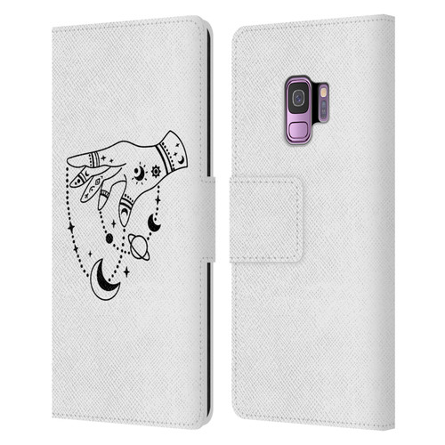 Haroulita Celestial Tattoo Puppet Universe Leather Book Wallet Case Cover For Samsung Galaxy S9