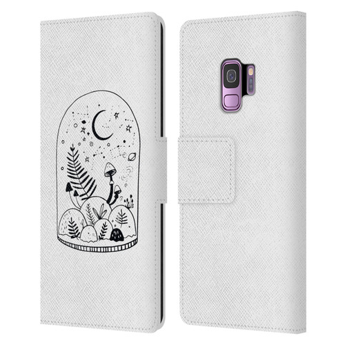 Haroulita Celestial Tattoo Terrarium Leather Book Wallet Case Cover For Samsung Galaxy S9