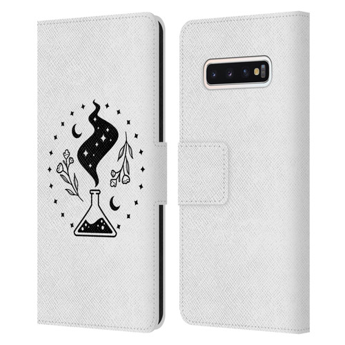 Haroulita Celestial Tattoo Potion Leather Book Wallet Case Cover For Samsung Galaxy S10