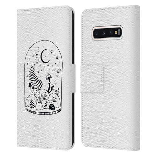 Haroulita Celestial Tattoo Terrarium Leather Book Wallet Case Cover For Samsung Galaxy S10