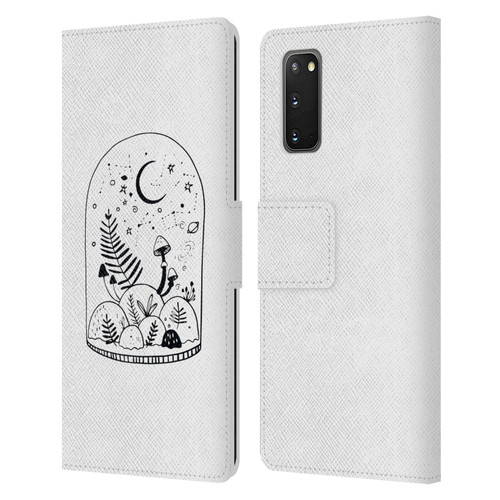 Haroulita Celestial Tattoo Terrarium Leather Book Wallet Case Cover For Samsung Galaxy S20 / S20 5G