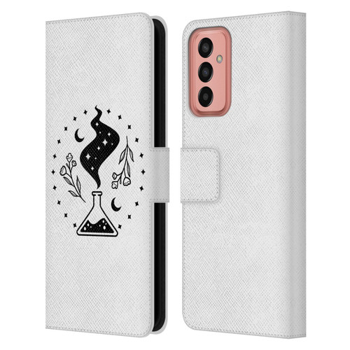 Haroulita Celestial Tattoo Potion Leather Book Wallet Case Cover For Samsung Galaxy M13 (2022)