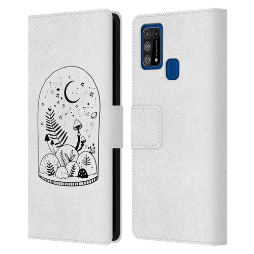 Haroulita Celestial Tattoo Terrarium Leather Book Wallet Case Cover For Samsung Galaxy M31 (2020)