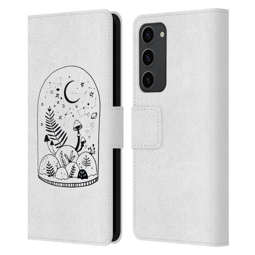 Haroulita Celestial Tattoo Terrarium Leather Book Wallet Case Cover For Samsung Galaxy S23+ 5G