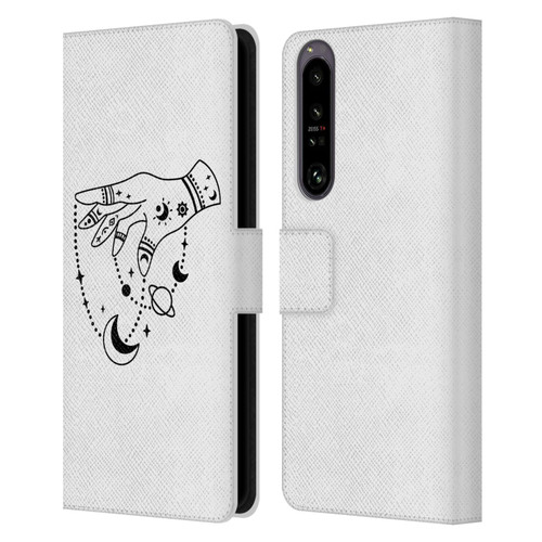 Haroulita Celestial Tattoo Puppet Universe Leather Book Wallet Case Cover For Sony Xperia 1 IV