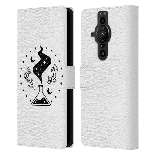 Haroulita Celestial Tattoo Potion Leather Book Wallet Case Cover For Sony Xperia Pro-I