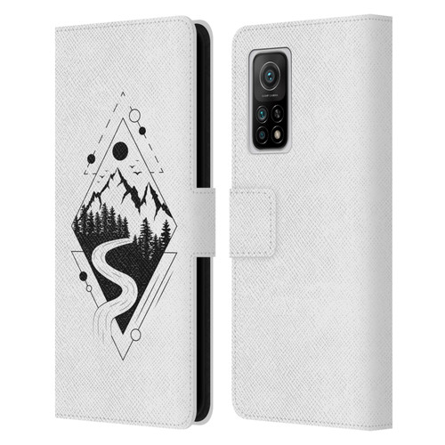 Haroulita Celestial Tattoo Mountain Leather Book Wallet Case Cover For Xiaomi Mi 10T 5G