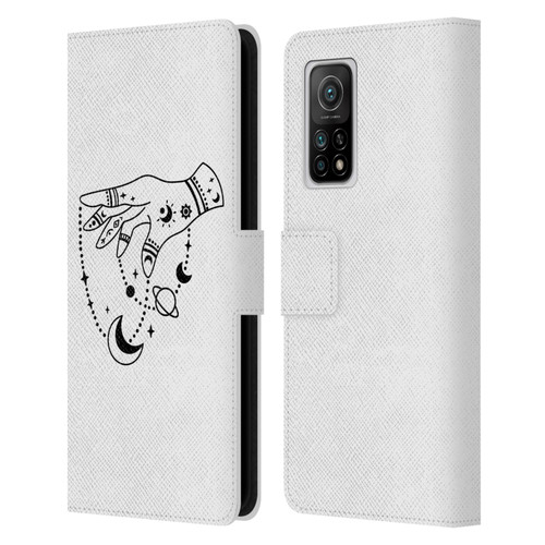 Haroulita Celestial Tattoo Puppet Universe Leather Book Wallet Case Cover For Xiaomi Mi 10T 5G