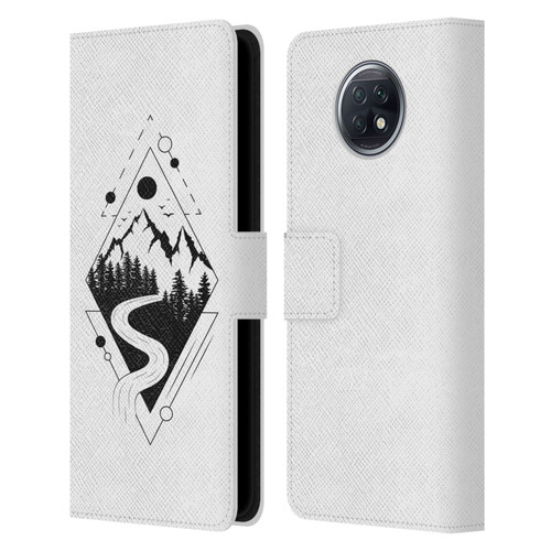 Haroulita Celestial Tattoo Mountain Leather Book Wallet Case Cover For Xiaomi Redmi Note 9T 5G