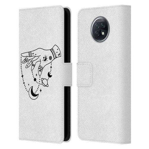Haroulita Celestial Tattoo Puppet Universe Leather Book Wallet Case Cover For Xiaomi Redmi Note 9T 5G