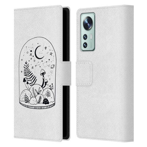 Haroulita Celestial Tattoo Terrarium Leather Book Wallet Case Cover For Xiaomi 12