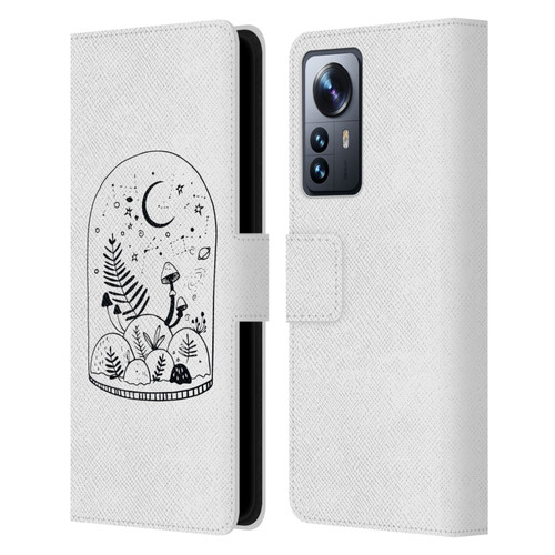 Haroulita Celestial Tattoo Terrarium Leather Book Wallet Case Cover For Xiaomi 12 Pro