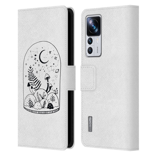 Haroulita Celestial Tattoo Terrarium Leather Book Wallet Case Cover For Xiaomi 12T Pro