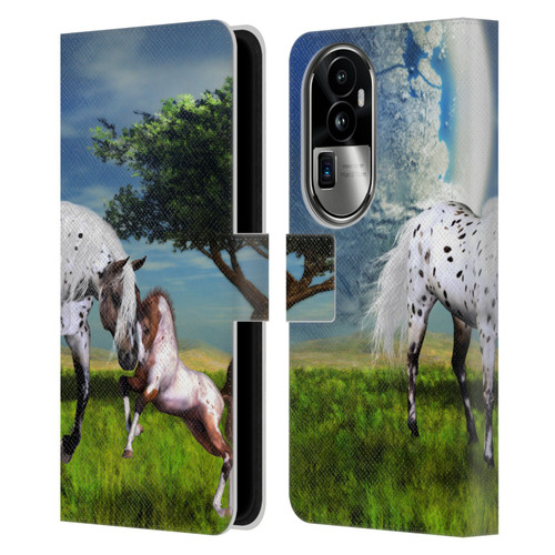 Simone Gatterwe Horses Love Forever Leather Book Wallet Case Cover For OPPO Reno10 Pro+