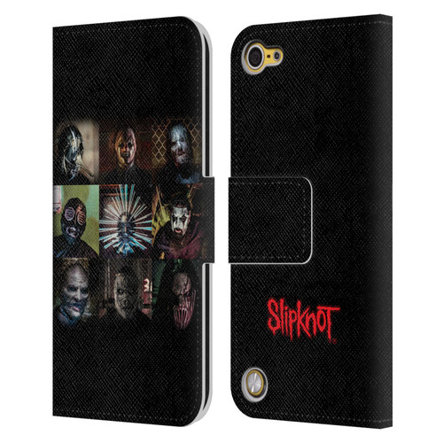 Slipknot Key Art Blocks Leather Book Wallet Case Cover For Apple iPod Touch 5G 5th Gen