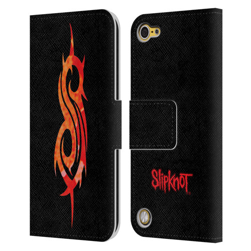 Slipknot Key Art Tribal Leather Book Wallet Case Cover For Apple iPod Touch 5G 5th Gen