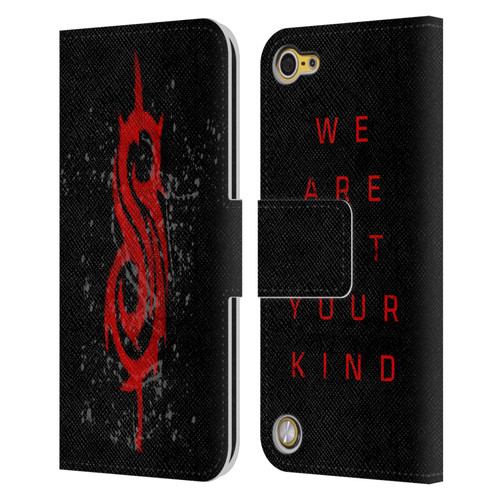 Slipknot We Are Not Your Kind Red Distressed Look Leather Book Wallet Case Cover For Apple iPod Touch 5G 5th Gen